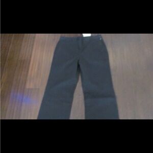 Lands' End fit 2 -Women's Black stretch chino Jeans size 8x32 new with tags